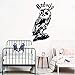 Dessin animé Harry Potter hibou Hedwig arbre sticker mural chambre bébé pépinière Harry Potter animal hibou branche Wall Sticker vinyle décor 75 * 43 cm