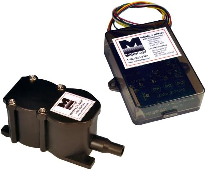 Miller Edge PS20-RF-K10 Wireless Pneumatic Switch and Receiver Kit