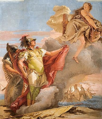 Affiches sur toile Venuss Farewell to Enée Battista Tiepolo 50 x 70 cm