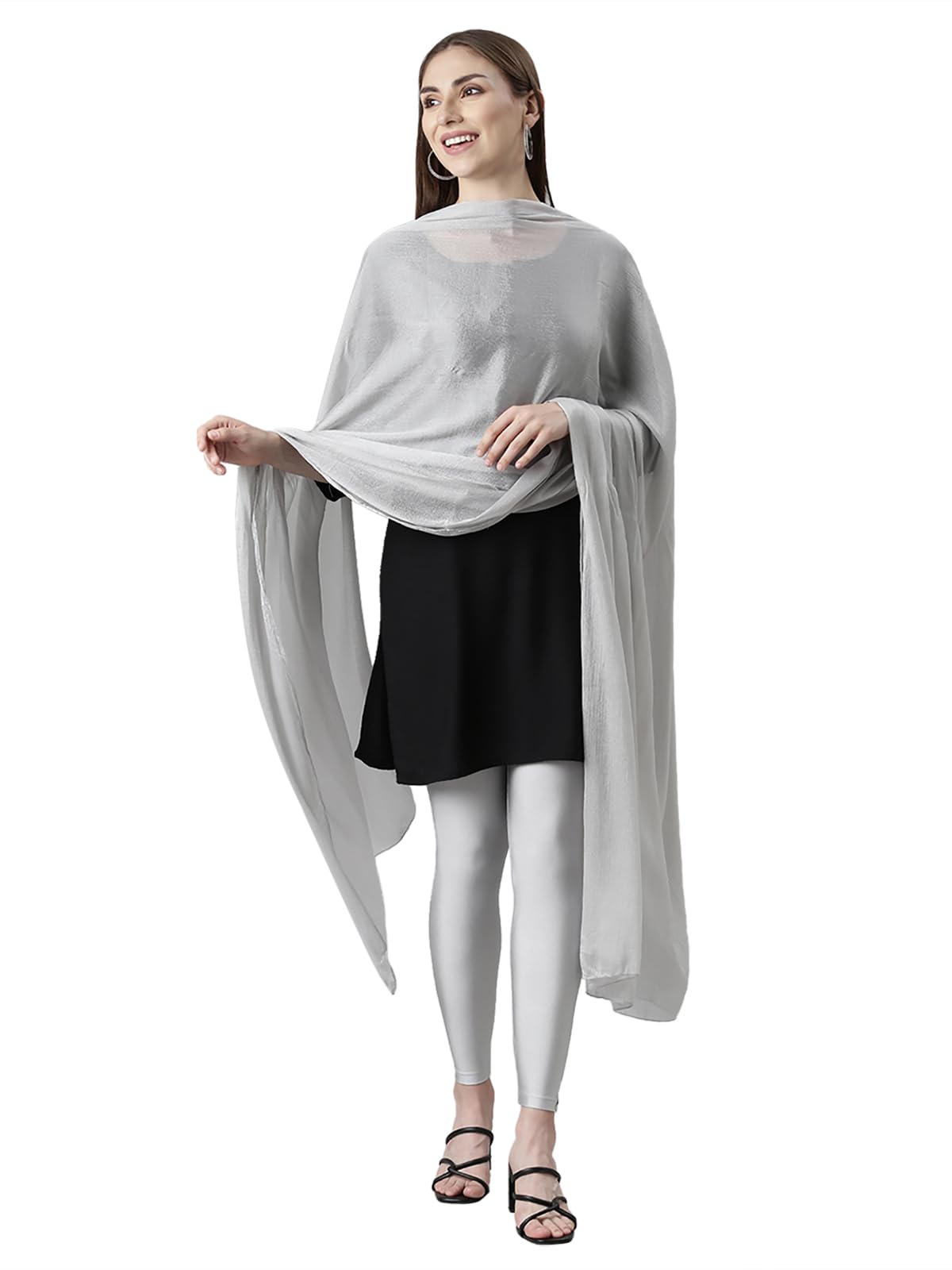 Stylish Light Weight Shimmer Dupatta/Shawl for Women