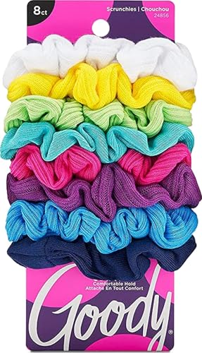Goody Ouchless Jersey Scrunchies - 8 Ct...