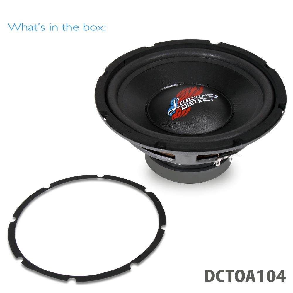 Old School Lanzar DC Series Dust Cap 6.5" Speaker Subwoofer - Foto 7