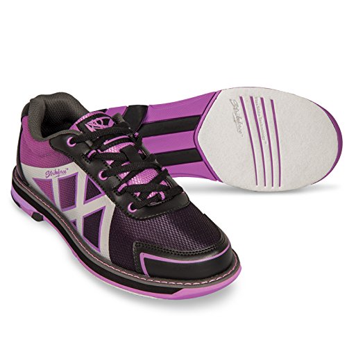 KR Strikeforce Womens Kross Bowling Shoes- Black/Purple (10 M US, Black/Purple)
