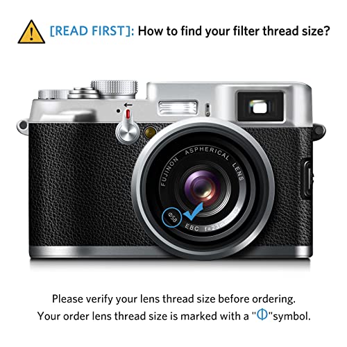 58Mm Variable Nd2-400 Lens Filter Artcise Multi Resistant Coated Optical Glass Adjustable Camera Lens Neutral Density Filters With Cleaning Cloth For Canon Nikon Sony Dslr #TOP7