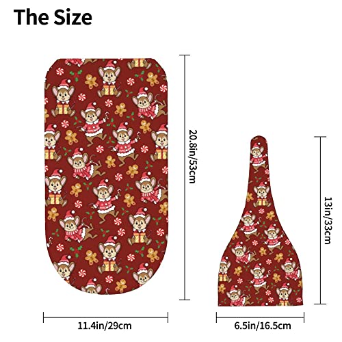 Image of Christmas Biscuits Newborn Swaddle Blanket with Hat Sets Newborn Receiving Blanket for Boy Girl Swaddle Sack Shower Infant Gift