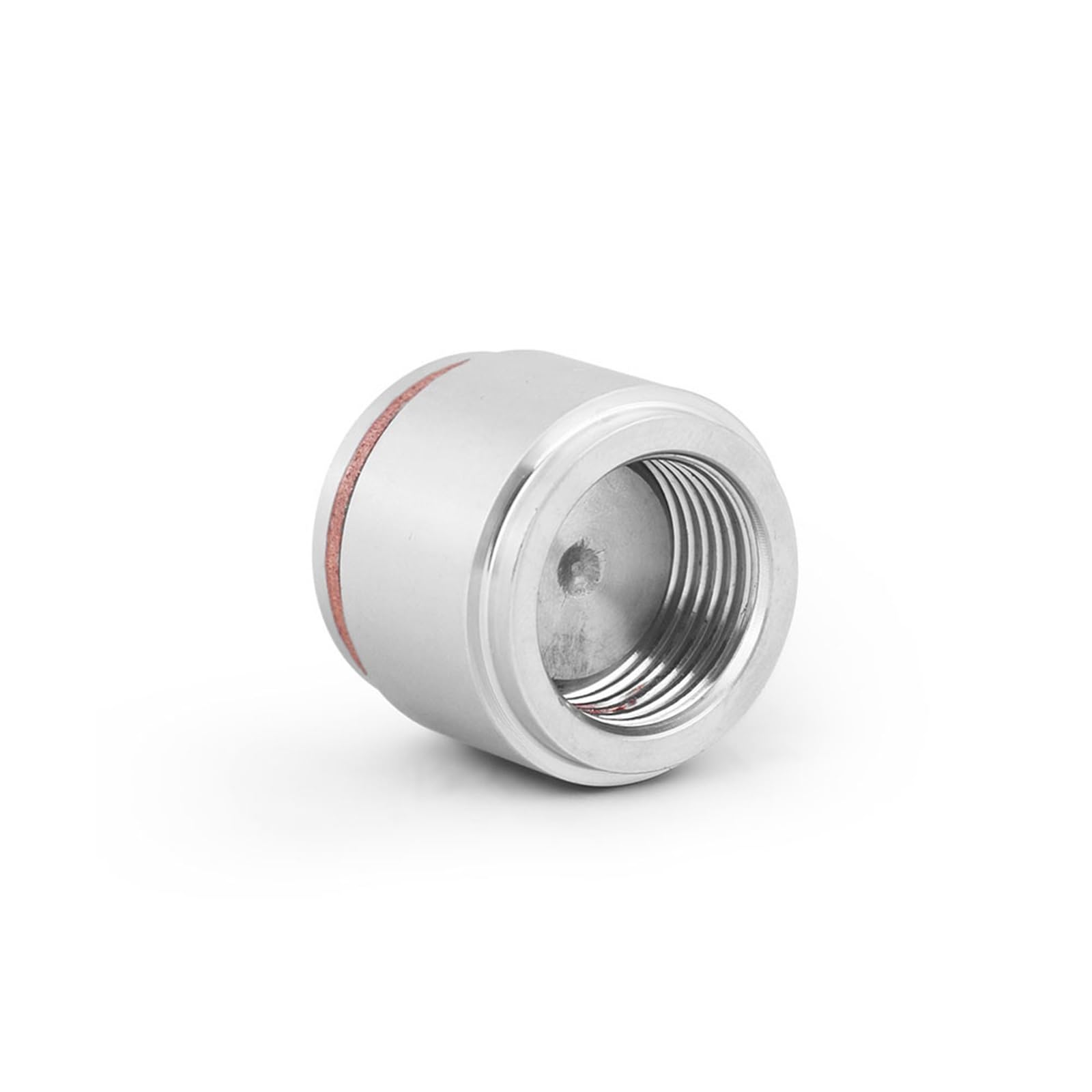 Sauerstoffsensor-Mutter-Schweißstopfen M18 x 1,5 O2-Sensor-Adapter, flacher und gekerbter Mutterstopfen Lambdasonde Adapter(Notched Style)