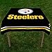 WinCraft Pittsburgh Steelers Logo Tablecloth and Square Table Cover Overlay