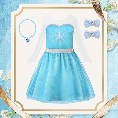 Disfraz de princesa para niñas 3-8 años miniatura 3