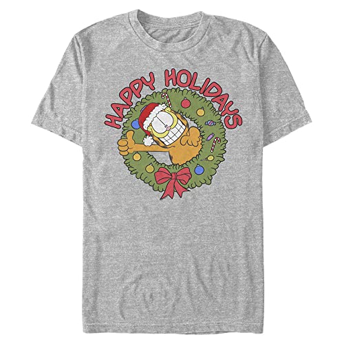 T-shirt Garfield Wreath Nickelodeon haut coton confortable anti-déformation