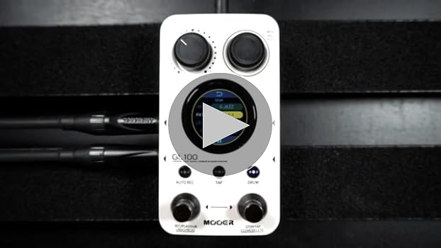 Amazon.com: MOOER GL100 Looper Pedal Drum Machine, 2 in 1