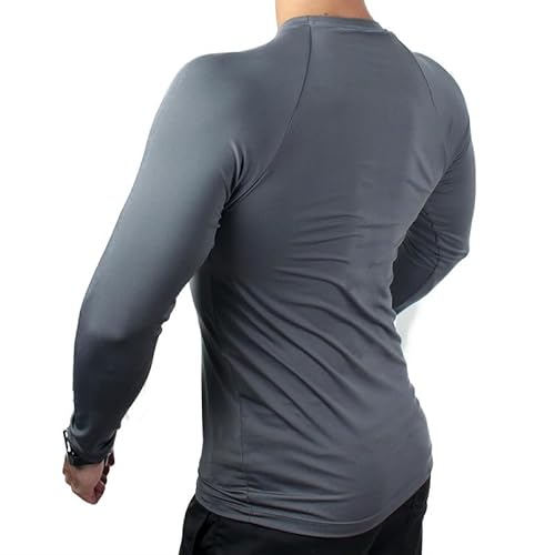 Kit Camisa Térmica Masculina UV Segunda Pele Protação Solar 50+ Manga Longa Dry Fit + Boné