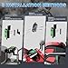 YONHAN Motorcycle Phone Charger, Total 60W 6.8A Dual USB Type C PD & QC 3.0 Motorcycle USB Charger, SAE to USB Adapter with Voltmeter & ON/Off Switch, Waterproof Motorcycle Accessories for Phone
