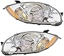 Halogen Headlight Lamp Assembly Pair LH & RH Sides Fits Mitsubishi Eclipse