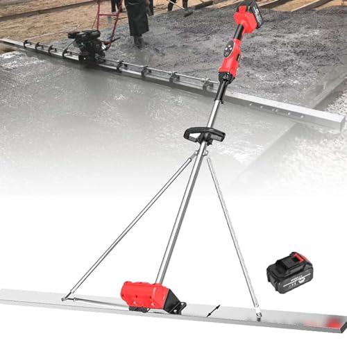 Levigatrice Rotorbitale Eccentrica Levigatrice elettrica per la finitura del calcestruzzo, alimentata a batteria, righello per livellamento della superficie del calcestruzzo da 150 cm, macch