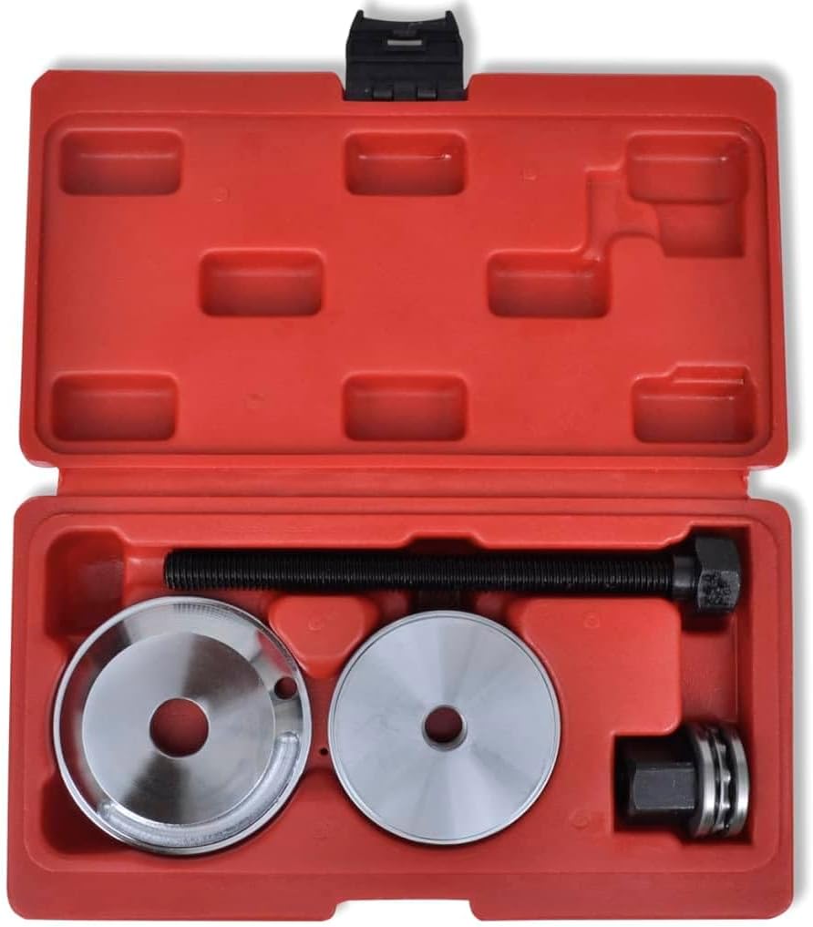 'vidaXL Silent Block Tool Set - Durable Carbon Steel Mounting Tools for Quick Installation of Rubber Bushings on Front Axles - Compatible with Various Car Models