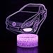 Produktbild Nachtlicht Nachttischlampe Mercedes-Benz Car Styling Usb-Plug-In Bunte Farbe LED-Leuchten Geschenk Dekoration 165X170X4mm, Touch + Fernbedienung
