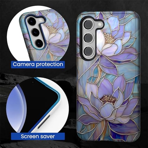 Coque Samsung Galaxy S24 FE antichoc silicone souple fleur de lotus - 2