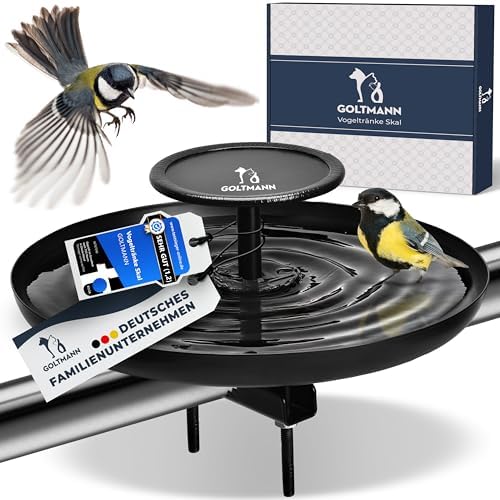 Molyorch Vogeltränke Set - 2 Frostsichere Futterstellen Für Balkon & Garten Mit Wandhalterung