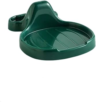Multifunction Kitchen Spatula Rack - Spoon Rest w/Lid Holder, Versatile Pot Lid Ladle Holder, Crab Spoon Holder & Silicone Spoons Rest Holder for Kitchen Counter Pot Lid Holders Dark Green