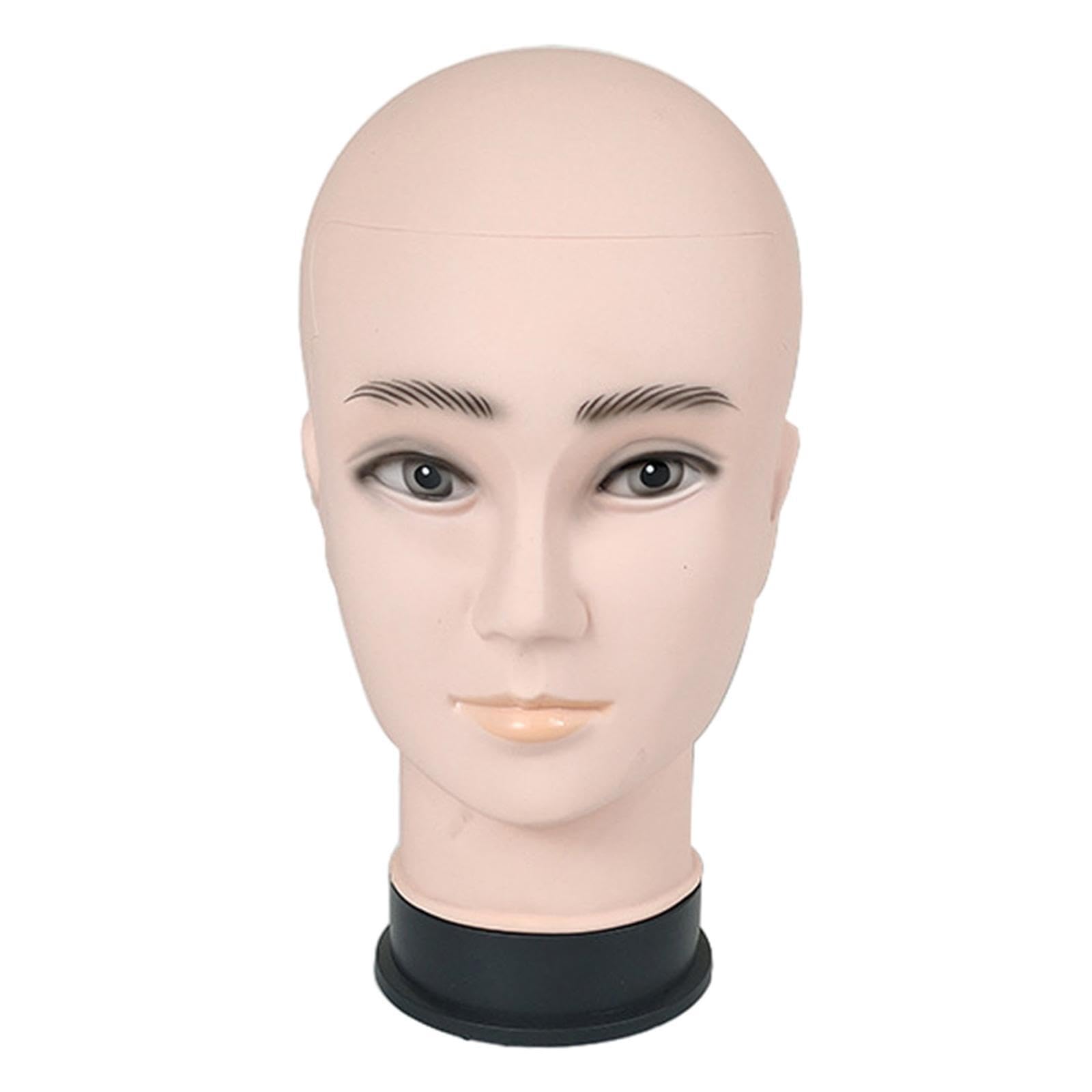 Puxzyax Men's Lightweight Freestanding Mannequin Head Showcasing Hats Sunglasses And Wigs In Salons Hairdressing Salons Mannequin Head With Ears Headwear Display
