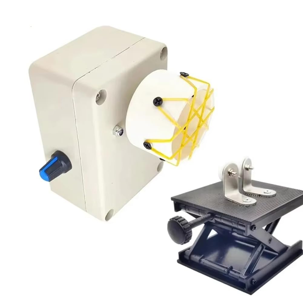 Littimoon DIY Adjustable Fishing Rod Gluing Machine Fishing Rod Epoxy Resin Coating Machine Fishing Rod Building Tools Fishing Rod Building Winding Machine
