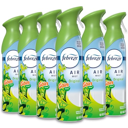 Febreze Air Mist, Air Freshener Spray, Odor Fighting Room Spray, Deodorizer for Home Bathroom...
