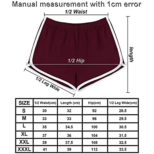 Uratot Women's Cotton Shorts Gym Shorts Yoga Shorts Summer Running Active Shorts Dance Elastic Shorts, Pack Of 2 #TOP1