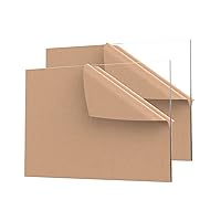 Vista 1 de INTELLIMADE, Hoja acrílica de plexiglás de 6 x 12 pulgadas, panel rectangular de 1/8 pulgadas de grosor, tablero de vidrio de plexiglás fundido