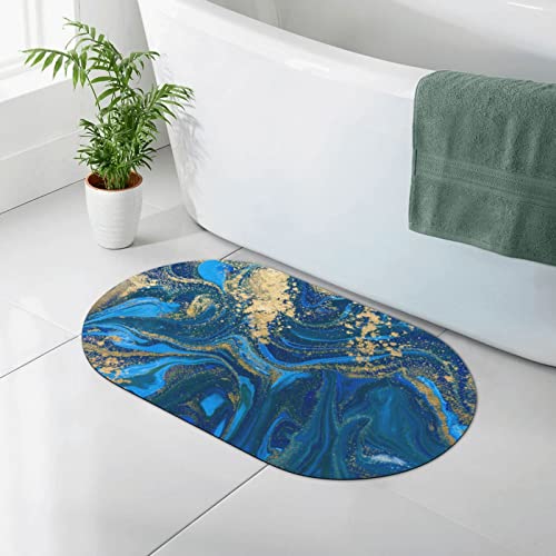 CARRDKDK Tappeto da bagno con motivo astratto in pietra marmorea diatomacea antiscivolo, adatto sotto la porta, tappetino da bagno per doccia, per la parte anteriore della vasca da bagno, della