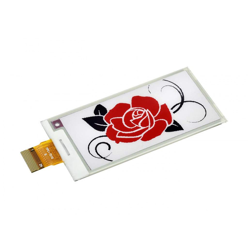 Waveshare 2 66inch E-Paper B E-Ink Raw Display Without PCB 296 152 Pixels Three-Color Red Black White SPI