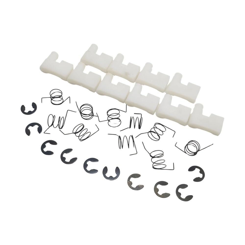 Juego de Clips de Resorte for Perro con trinquete de Volante de Arranque de rebobinado de 20 Piezas Apto for Motosierra China 4500 5200 5800 45cc 52cc 58cc Sierras de Cadena de Gas