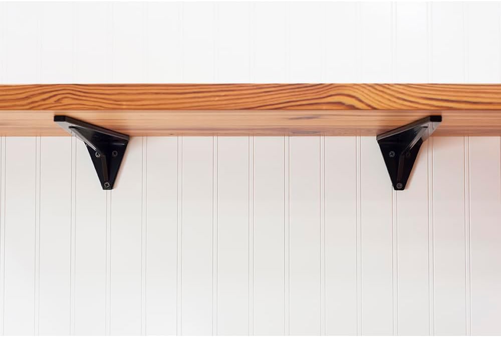 Industrial Shelf Bracket - Federal Brace - Proudly Made in America (8", Stainless Steel)