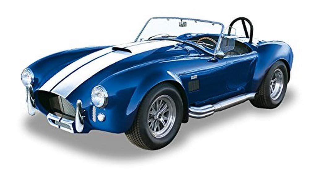 SOLIDO - Voiture Miniature She Cobra 427 MKII 1965 - Échelle 1/18 - Modèle Métal Collection Rouge/Blanc