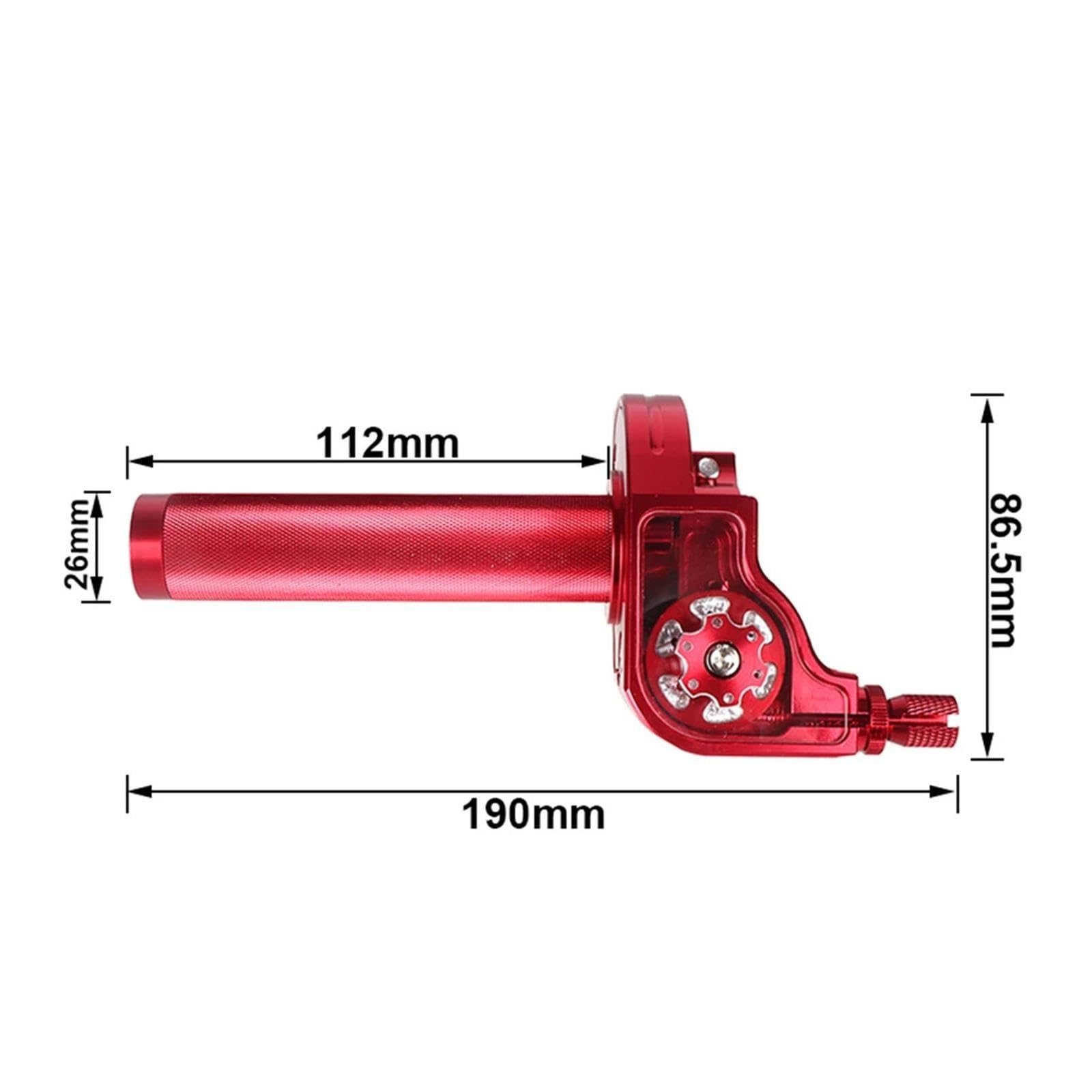 Kit Impugnatura Acceleratore E Cavo Universale CNC Quick Twist Da 7/8 "per