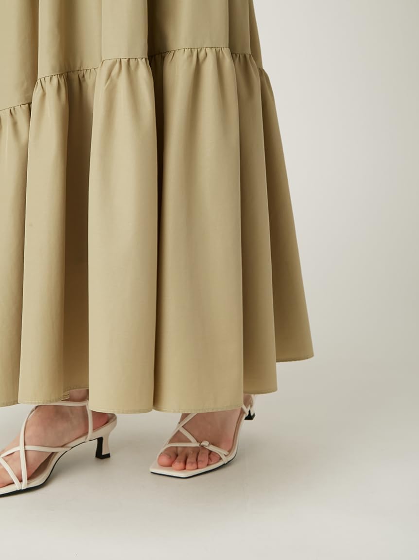 フレイ アイディー カットワークティアードワンピース FRAY I.D｜カットワークティアードワンピース