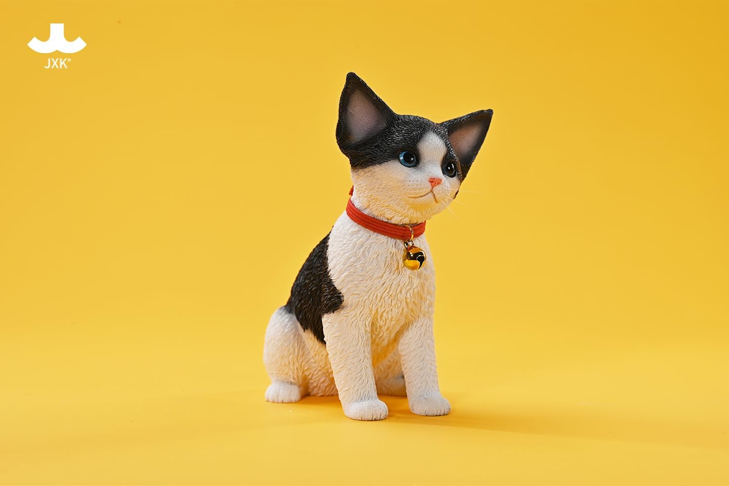 JXK Devon Cat Statue Devon Cat Figurine for Table Decor Durable Polyresin with Intricate Details Gifts for Mom Women Cat Lovers