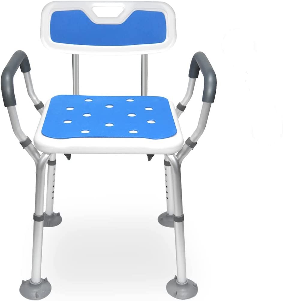 Disabled Shower Chair,Shower Chair with Arms,Removable non-Slip Design ...