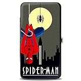 Buckle-Down Hinge Wallet, spider/man, 7' x 4'