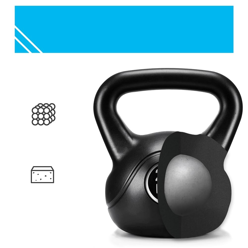 Yaheetech Kettlebell de Hormigón 8/10/16/20 kg Pesa Rusa Culturismo en Casa Gimnasio Deporte Interior Exterior