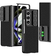 Miimall Kompatibel mit Samsung Galaxy Z Fold 5 Hülle, Fold 5 Hülle mit Displayschutz [Schieben Ka...