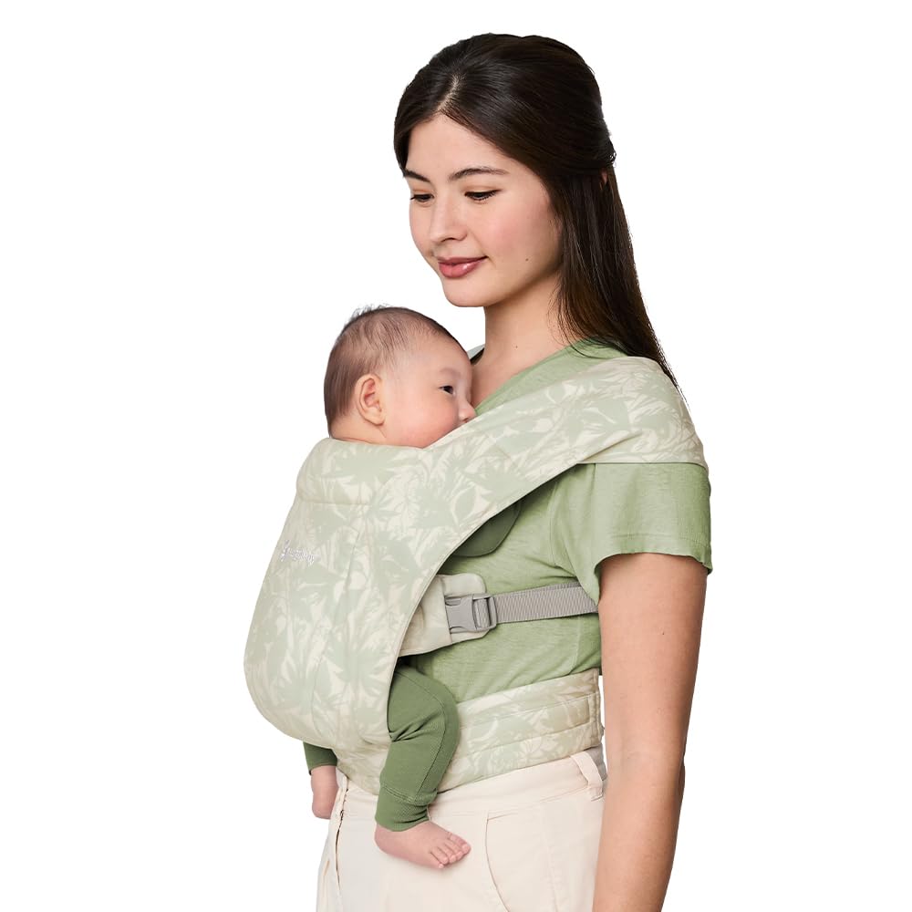 Ergobaby Embrace Newborn Baby Carrier – Soft & Lightweight Fabric, Ergonomic “M” Position and Head Support, Adjustable Waistbelt & Cross Straps, 2 Carry Positions, Easy to Use, 3-11 Kgs, Birth to 12 Months-image-30