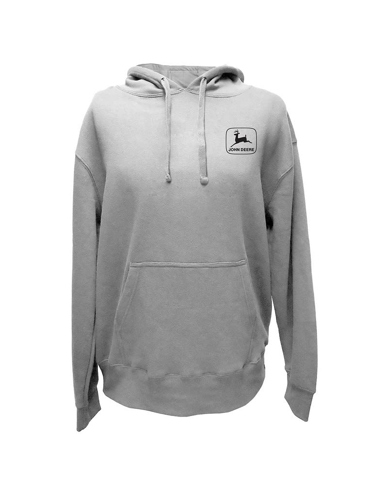 John DeereHeather Grey Fleece Sweatshirt Sunrise