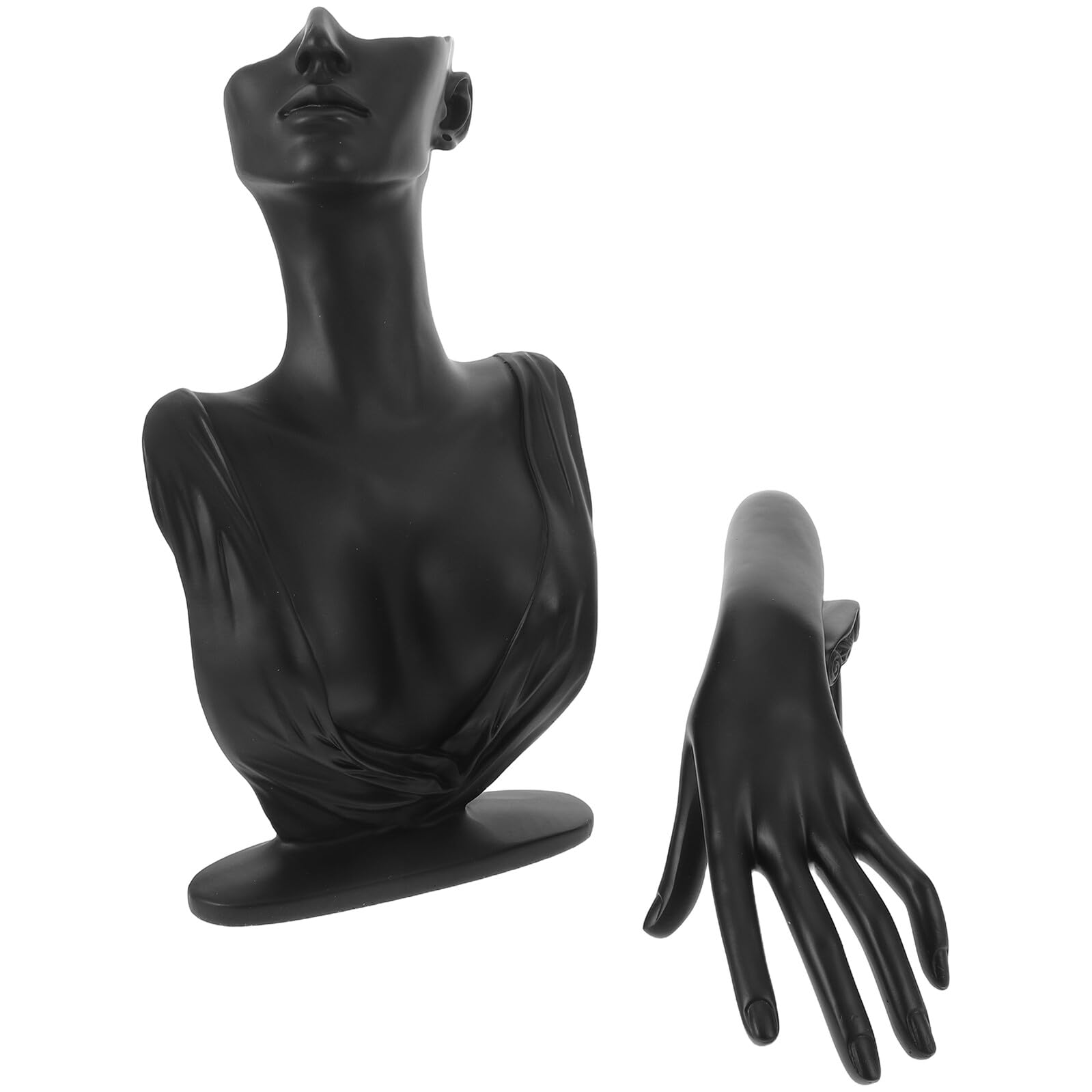 Présentoir bijoux pour éviter les colliers emmêlés ensemble noir Gatuida
