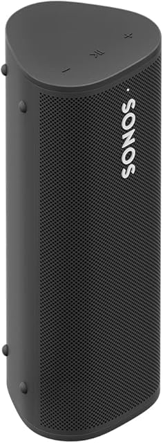 Sonos Roam SL Wifi & Bluetooth Speaker - Compact speaker, compatible with AirPlay2, for indoor and outdoor use, up to 10 hours of battery life, in black