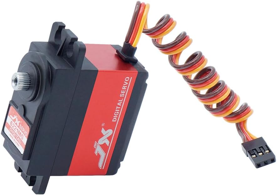 JX PDI-6221MG Metal Gear 20kg Rc Servo Arm Large Torque Digital Coreless Servo for RC Car Crawler RC Boat Helicopter Model (PDI-6221MG-120)