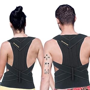 Olymstars Haltungskorrektur für Männer und Frauen, Einstellbare Rücken Geradehalter,Können Nacken- und Schulter…