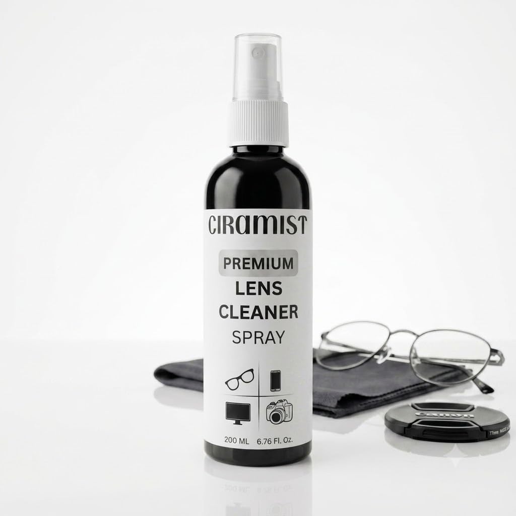 Premium Lens Cleaner Spray (200ml) | Streak-Free Cleaning for Spectacles, Eyeglasses, Sunglasses, Camera Lenses, Laptops, Mobile Screens & Binoculars-image-7