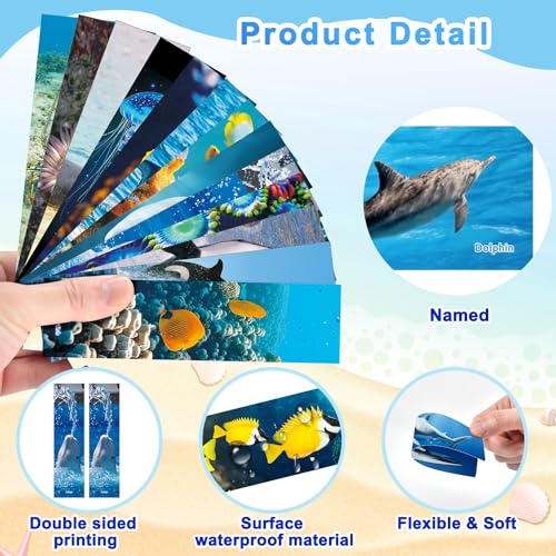 Sametech SHUQIAN01 120Pcs Sea Animals Bulk Bookmarks thumb #3