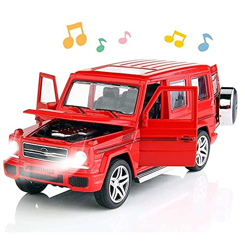 Image of DEUSON ECOM 1:32 Scale AMG G65 Toy Car Die Cast Metal Cars with Light Sound Pull Back Openable Door Toy Car for Kids