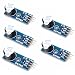 Produktbild Oiyagai 5 x passives Buzzer-Alarmmodul für Arduino, DC 3,3-5 V, Trigger mit niedriger Stufe